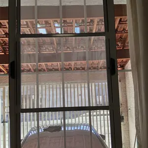 Foto enviada por cliente: tela instalada em janela com vista para a varanda